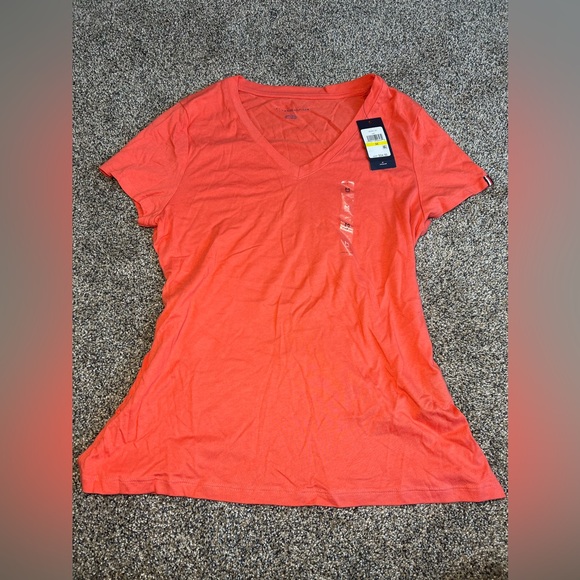 Tommy Hilfiger women’s peach/orange short sleeve T-shirt size (M) new with tag. - Picture 3 of 9